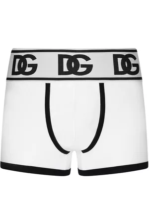 Dolce & Gabbana Boxershorts aus Zwei-Wege-Stretchjersey mit DG-Logo