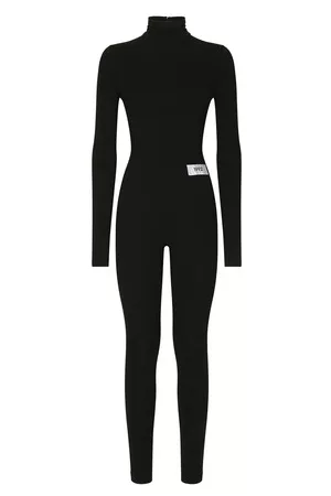 Dolce & Gabbana Damen Jumpsuits - Jumpsuit Milano aus geripptem Stretch-Jersey