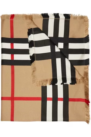 Burberry Großer Schal mit Print Montage