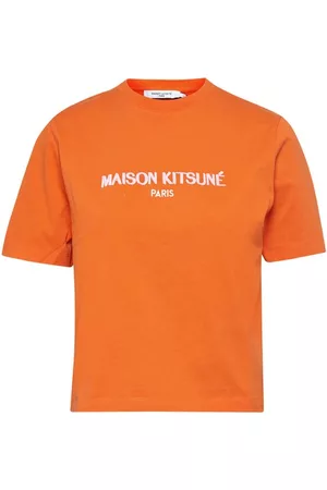 Maison Kitsuné Damen Shirts - T-Shirt Mini Handwriting