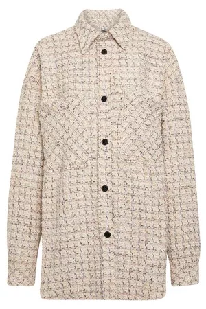 FAITH CONNEXION Damen Blusen - Unisex-Jackenhemd aus Tweed