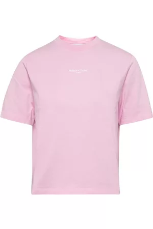 Maison Kitsuné Damen T-Shirts - Besticktes Boxy-T-Shirt