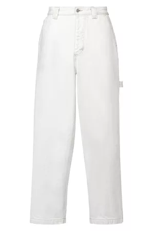 Maison Margiela Herren Straight Jeans - Utility-Jeans mit Kreidekanten