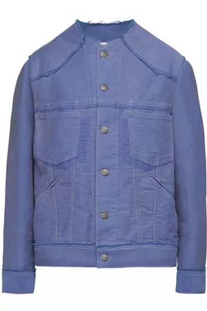 Maison Margiela Herren Jeansjacken - Distressed-Workerjacke aus Moleskin