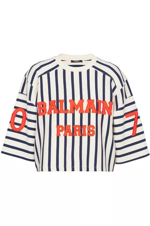 Balmain Damen Shirts - Kurzes T-Shirt Baseball