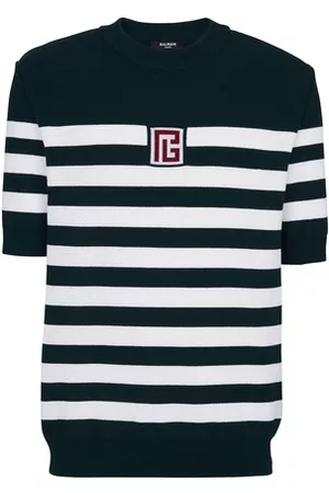 Balmain Herren T-Shirts mit Logo - T-Shirt PB Stripe