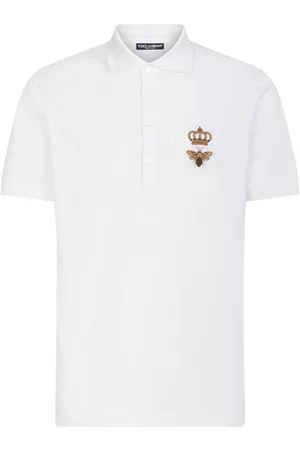 Dolce & Gabbana Herren Poloshirts - Poloshirt aus Baumwollpiqué mit Stickerei