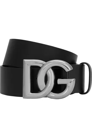 Dolce & Gabbana Herren Gürtel - Ledergürtel mit DG-Logo