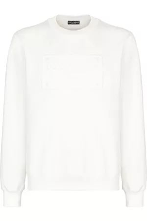 Dolce & Gabbana Herren Sweatshirts - Sweatshirt aus technischem Jersey mit geprägtem DG-Logo