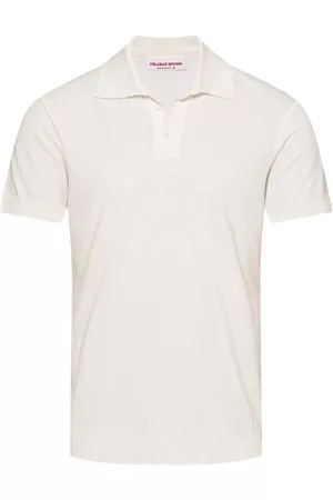 Orlebar Brown Herren T-Shirts - Poloshirt mit Rippbündchen Jarrett