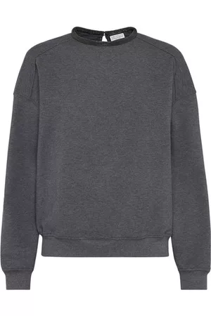 Brunello Cucinelli Damen Sweatshirts - Sweatshirt mit Monili