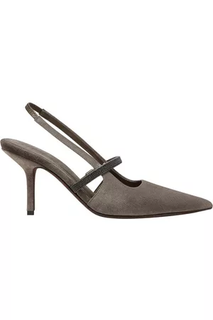Brunello Cucinelli Damen Pumps - Absatzschuhe aus Wildleder