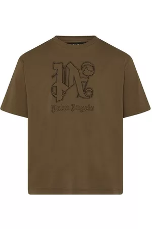 Palm Angels Herren Shirts - Regular-T-Shirt Statement mit PA-Monogramm