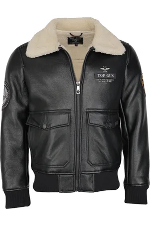 Top Gun Lederimitatjacke 