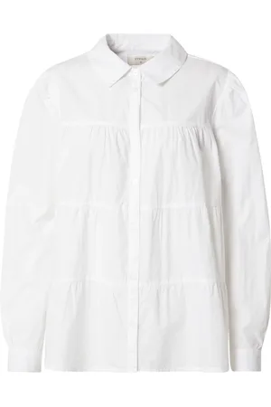 Cream Bluse 