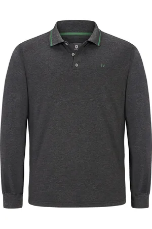 Jan Vanderstorm Langarm-Poloshirt 
