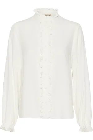 Cream Bluse 