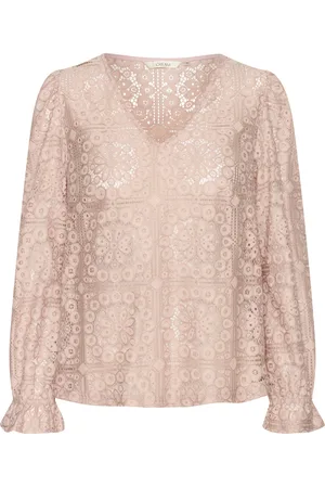 Cream Bluse 