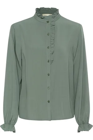 Cream Bluse 