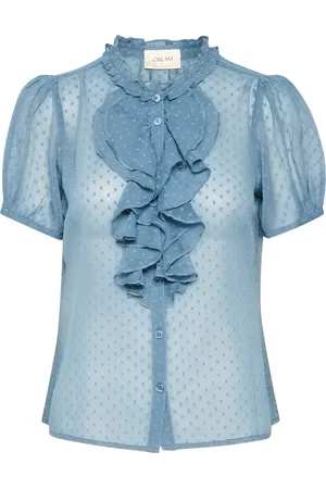 Cream Bluse 