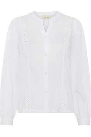 Cream Bluse 