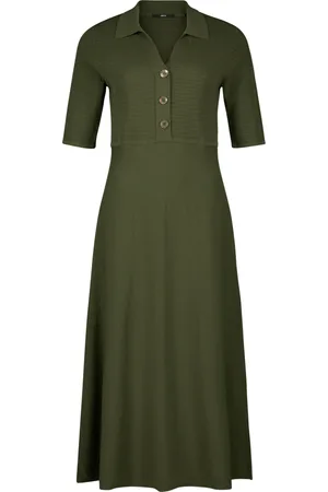 Zero Strickkleid mit Knopfleiste
