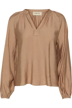 Cream Bluse 
