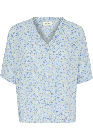 Cream Bluse 