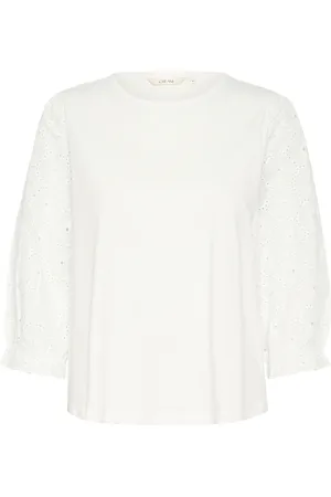 Cream Schlupfbluse