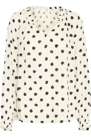 Cream Bluse 