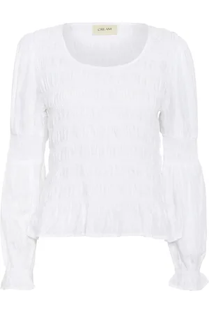 Cream Bluse 