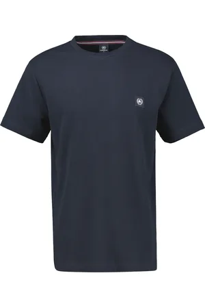 Lerros Herren T-Shirt in Waffel-Piqué 