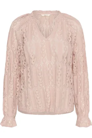 Cream Bluse 