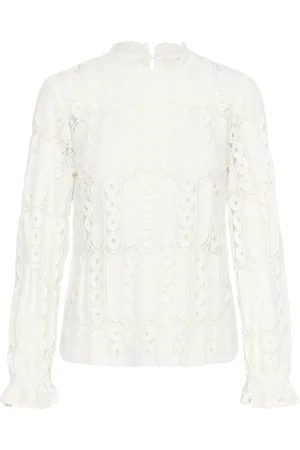 Cream Bluse 