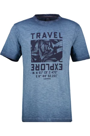 Lerros Modisches Herren T-Shirt mit Brustprint