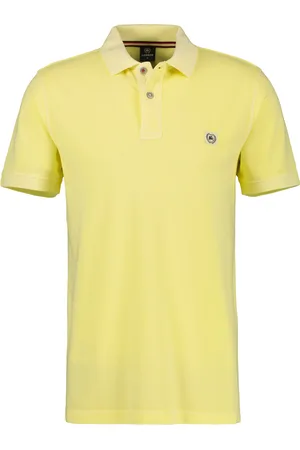 Lerros Herren Poloshirt in gewaschener Optik