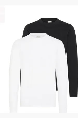 Solid Langarmshirt 
