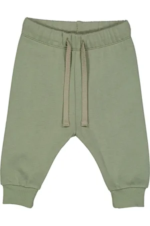 Green Cotton Jogginghose