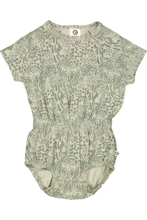 Green Cotton Strampler/Body