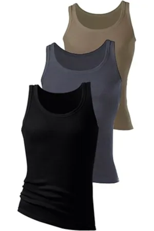 H.I.S Doppelripp-Tanktops (3 Stck.)