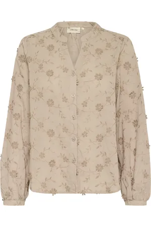 Cream Bluse 