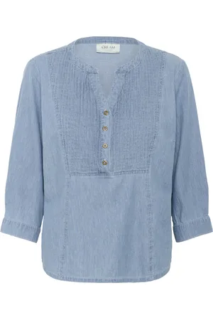 Cream Bluse 