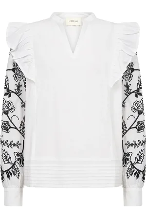 Cream Bluse 