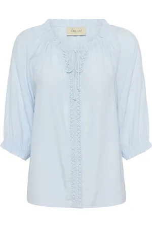 Cream Bluse 