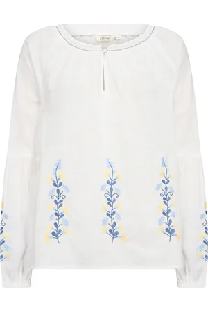 Cream Bluse 