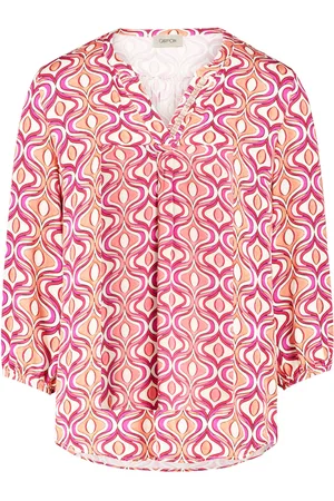 Cartoon Blusenshirt mit Muster
