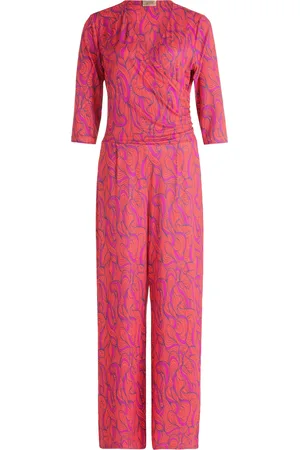 Cartoon Jumpsuit mit weitem Bein