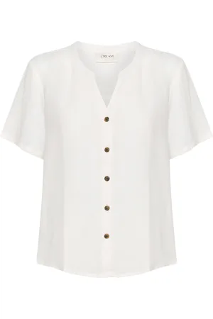 Cream Bluse 