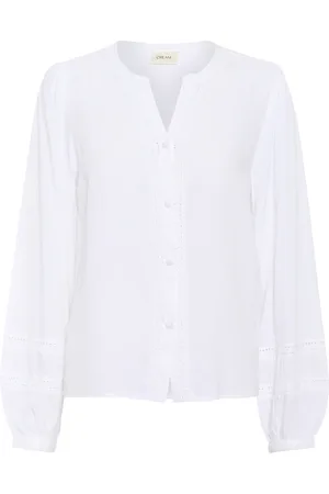 Cream Bluse 