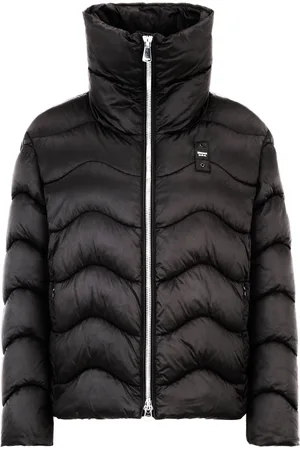 Blauer Winterjacke